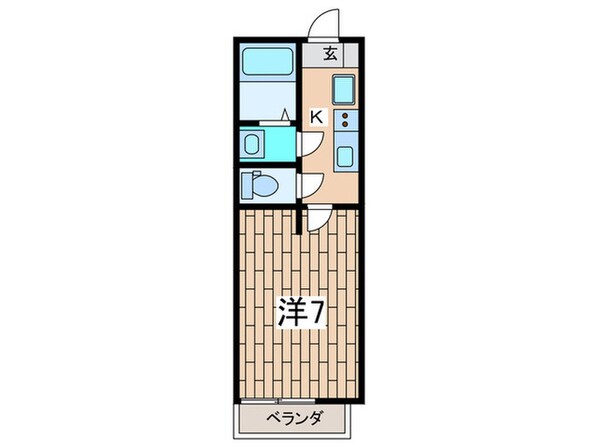 カインドネス港南中央の物件間取画像